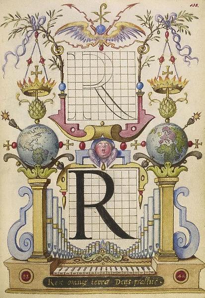 Guide Constructing Letter R Joris Hoefnagel Flemish
