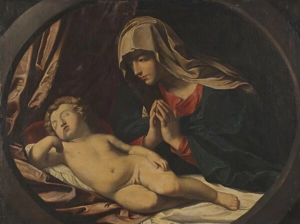 Guido Reni Virgin Sleeping Child Maria sleeping child