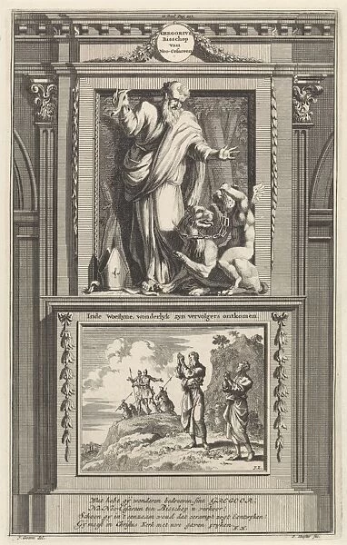 H. Gregory of Nyssa, church father, Jan Luyken, Zacharias Chatelain (II), Francois Halma