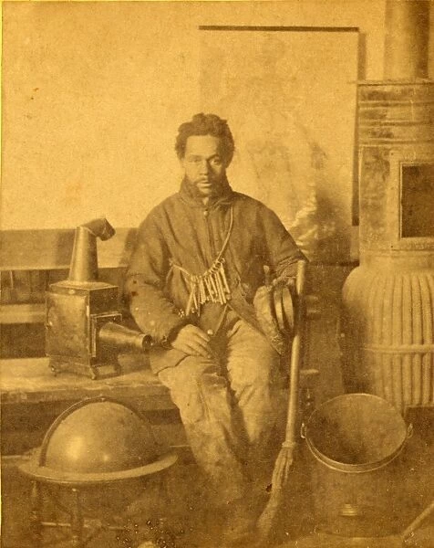 Henry, janitor, Dickinson College, Carlisle, Penna. USA, US, Vintage photography