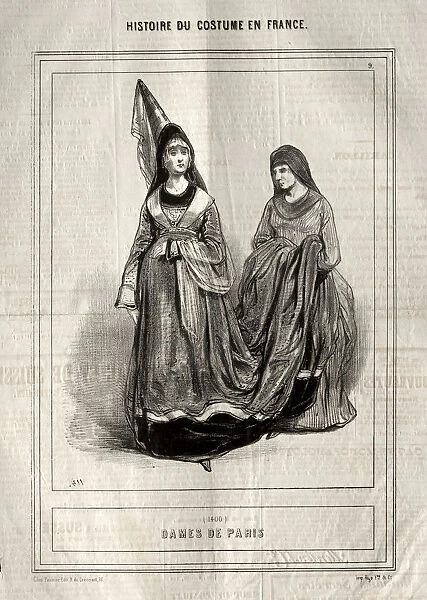 Histoire du Costume en France Dames de Paris