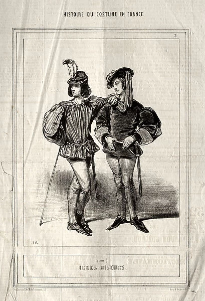 Histoire du Costume en France Juges diseurs 1843