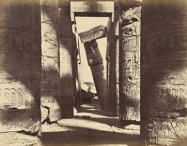 Hypostyle Hall Temple Amon Karnak Gustave Le