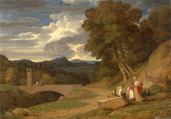 An Italianate Landscape, John White Abbott, 1763-1851, British