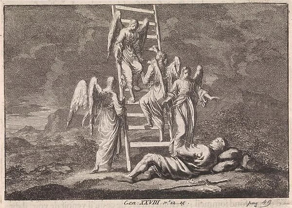 Jacobs Ladder, Jan Luyken, Pieter Mortier, 1703 - 1762