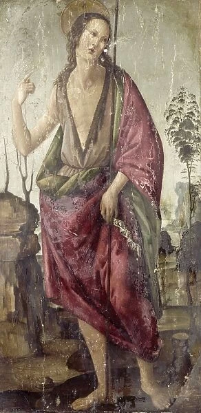John the Baptist, attributed to Francesco Botticini, 1470 - 1497