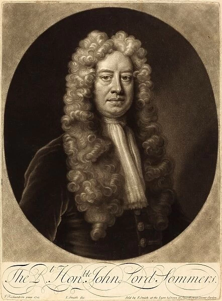 John Smith after Jonathan Richardson, Sr. (active early 19th century), John Lord Sommers