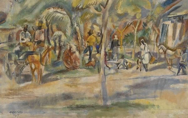 Jules Pascin Southern Landscape 1917 Oil canvas