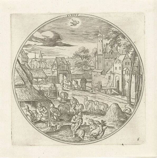 Juni. Adriaen Collaert, Hans Bol, Claes Jansz. Visscher (II), 1578 - 1582