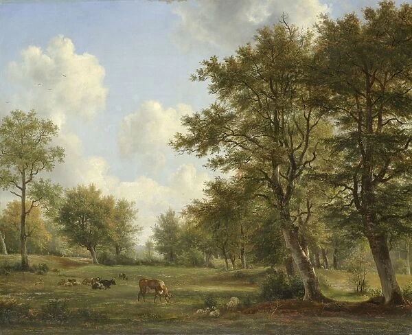 Landscape near Hilversum, The Netherlands, George Jacobus Johannes van Os, Pieter
