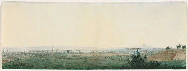 Landscape Paris 1860 Le Bonvin French 1834-1866
