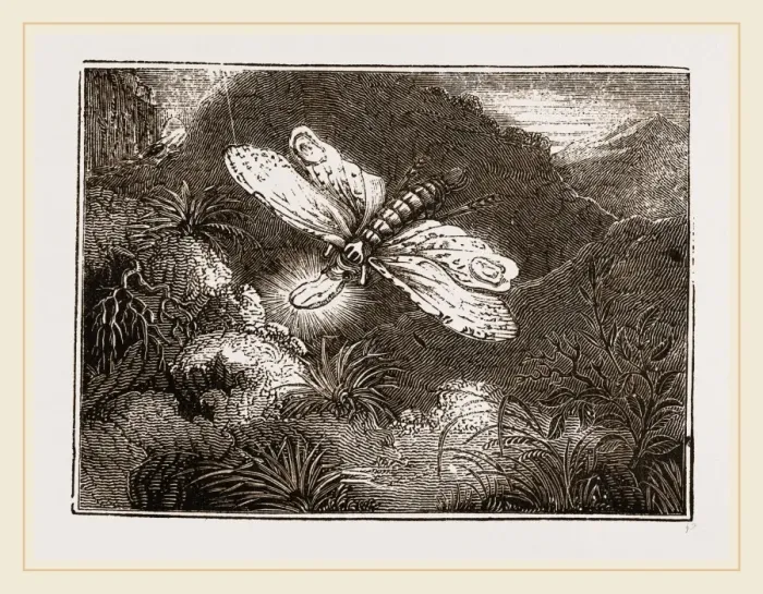 Framed Print : Lantern-Fly Print by Librifly Framed Print : Lantern-Fly Print by Librifly
