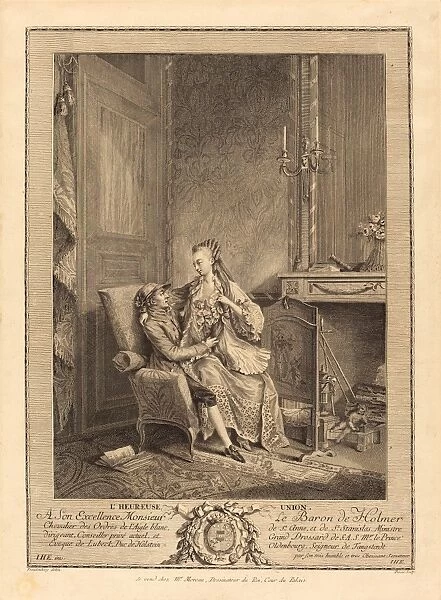 Louis Bosse after Sigmund Freudenberger (French, active c. 1770), The Happy Union
