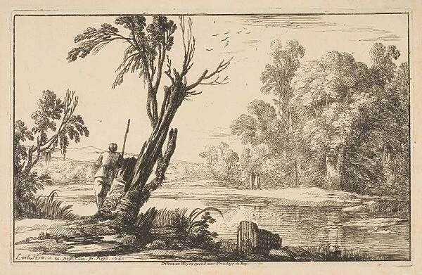 Man 1640 Etching first state two Robert-Dumesnil