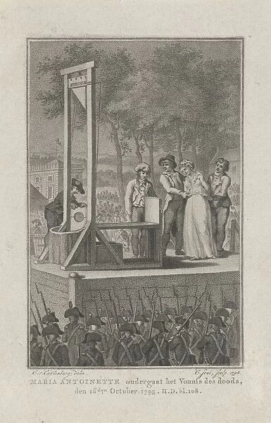 Marie Antoinette guillotine 1793 October 16 Place de la RA volution