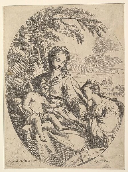 Marriage St Catherine Etching first second state