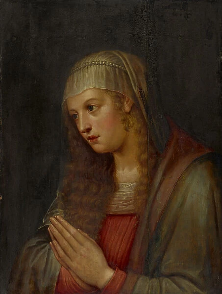 Mary Worship c. 1600 oil panel 66 x 49. 5 cm unsigned