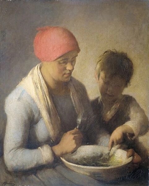 The Meal, Auguste Boulard, 1850 - 1892