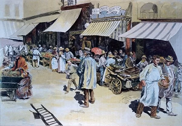 Merchant of four saisons, name given in Paris to hawkers, vendors of merchandise