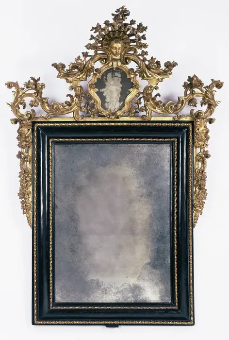 Framed Print : Print of Mirror and Frame in Ebonized Pearwood Framed Print : Print of Mirror and Frame in Ebonized Pearwood