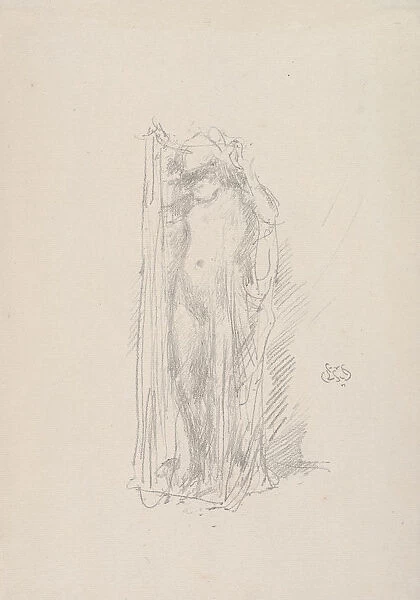 Model Draping 1890 James McNeill Whistler American
