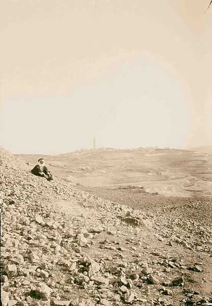 Mount Olives Bethany slopes Mt Scopus 1900 Jerusalem