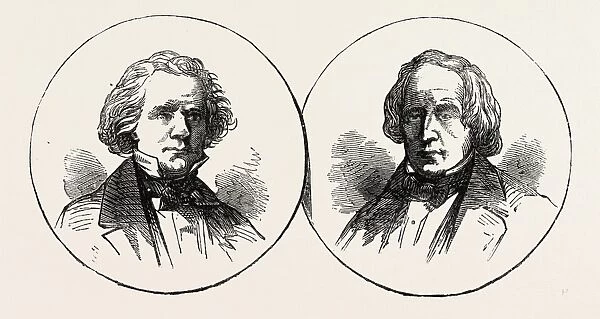MR. MASON AND MR. SLIDELL, 1870s engraving
