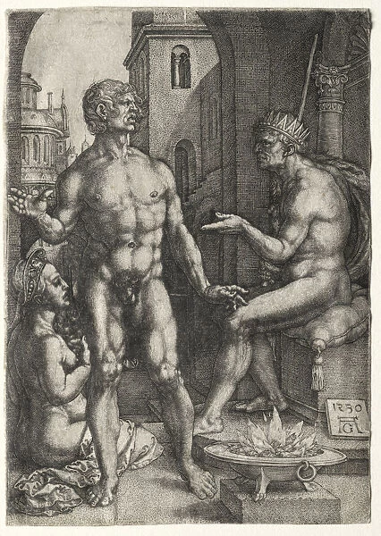Mucius Saevola 1530 Heinrich Aldegrever German