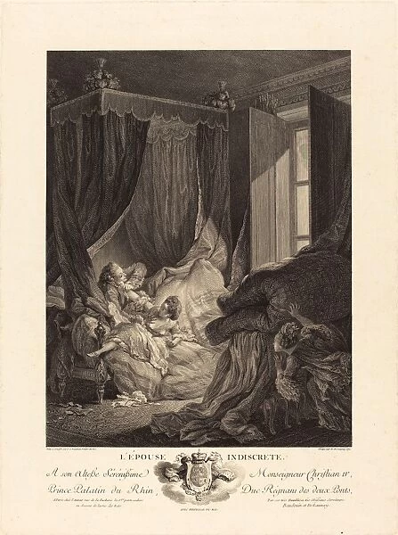 Nicolas Delaunay after Pierre-Antoine Baudouin (French, 1739 - 1792), L Epouse