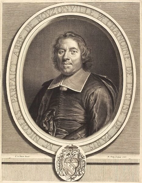 Nicolas de Poilly after Claude Lefebvre (French, 1626 - 1696), Nicolas Parfait, 1666