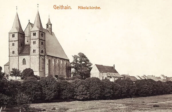 Nikolaikirche Geithain 1912 Landkreis Leipzig