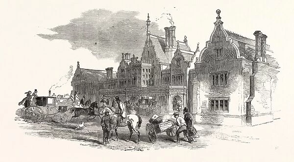 The North Staffordshire Railway: the Station at Stoke-Upon-Trent. Uk, 1849
