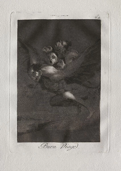 Ochenta Caprichos Bon Voyage 1793-1798 Francisco de Goya