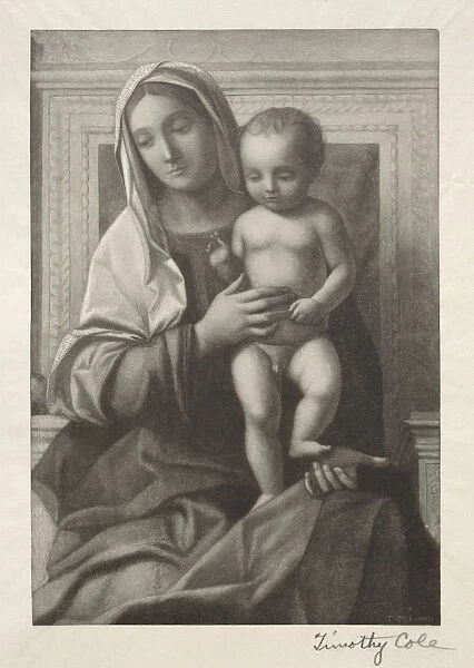 Old Italian Masters Madonna Child 1888-1892 Timothy Cole