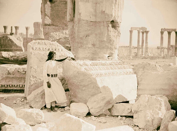Palmyra Temple Baal Fragments entablature main entrance