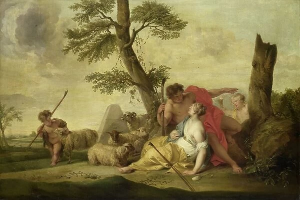 Paris and Oenone, Jacob de Wit, 1737
