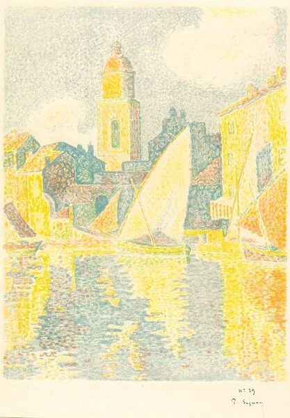 Paul Signac (French, 1863 - 1935), St. Tropez: The Port (Saint-Tropez: Le port)