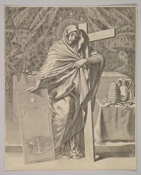 Personification Faith 1642 Engraving second state