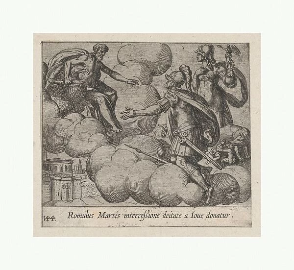 Plate 144 Immortalization Romulus Romulus Martis interceszione deitate