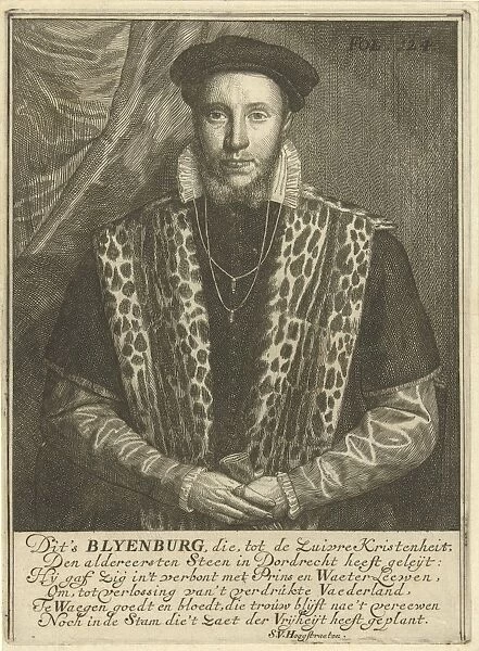 Portrait of Adriaen van Blijenburgh, Samuel van Hoogstraten, 1648 - 1677