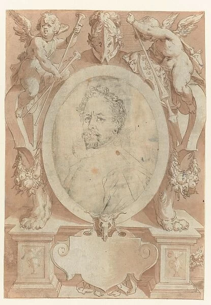 Portrait of B. Spranger, Jan Harmensz. Muller, 1595 - 1597