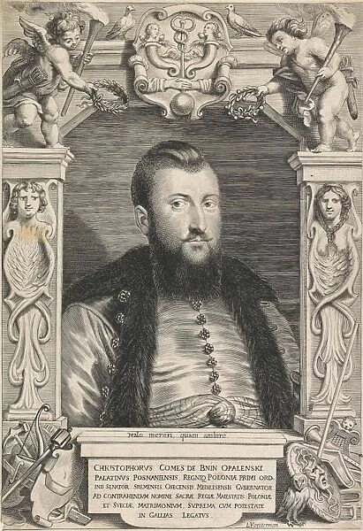 Portrait of Christoph Opalinski, Earl of Bnin, Palatine of Posen, Lucas Vorsterman I