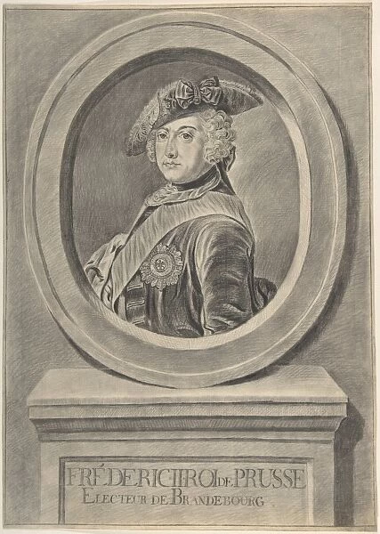 Portrait Frederick II Prussia Antoine Pesne 1730-1808