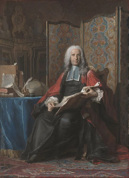 Portrait Gabriel Bernard de Rieux Maurice-Quentin de La