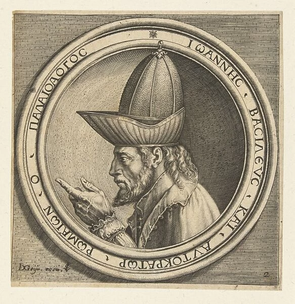 Portrait of John VIII Paleologos, Antonio Pisanello, Claes Jansz