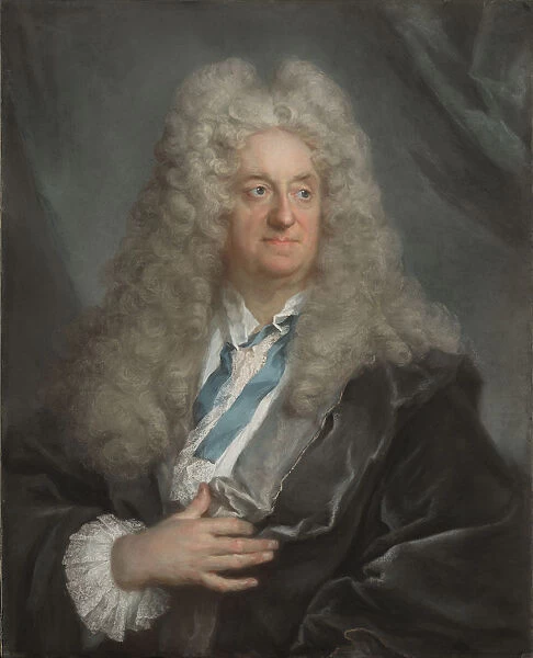 Portrait Man Joseph Vivien French 1657 1734 France