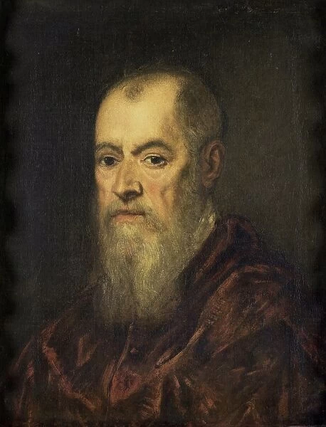 Portrait of a Man with a Red Cloak, Jacopo Tintoretto, 1555 - 1580