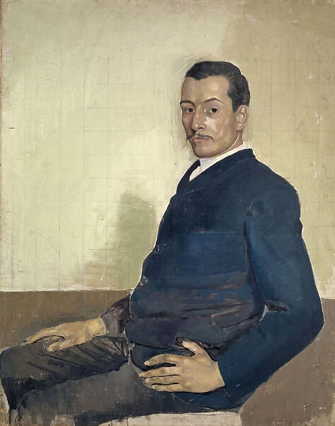 Portrait Marc Odier 1892 oil canvas 100 x 79. 1 cm