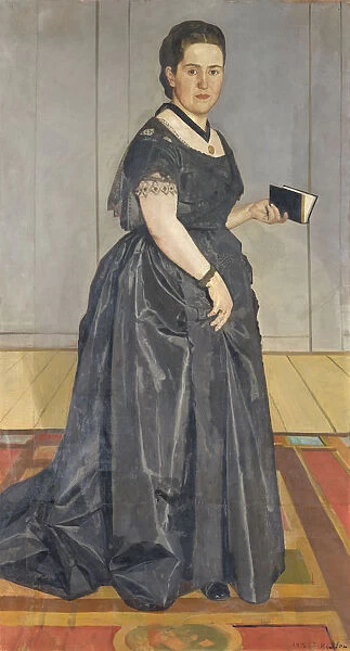 Portrait Maria Rosa Krebs-SchAOEpbach 1876 oil