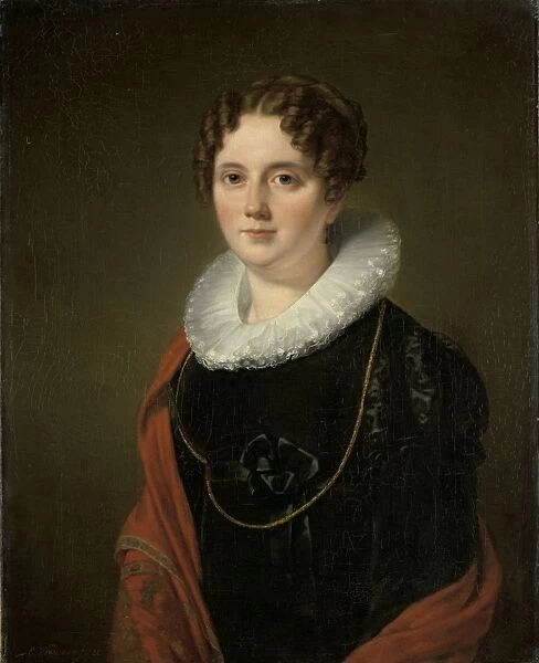 Portrait of Marie Allebe-Herckenrath, Grandmother of the Painter August Allebe, Cornelis